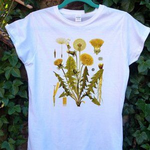 Field sowthistle - Ladies Fitted Softstyle 100% Co